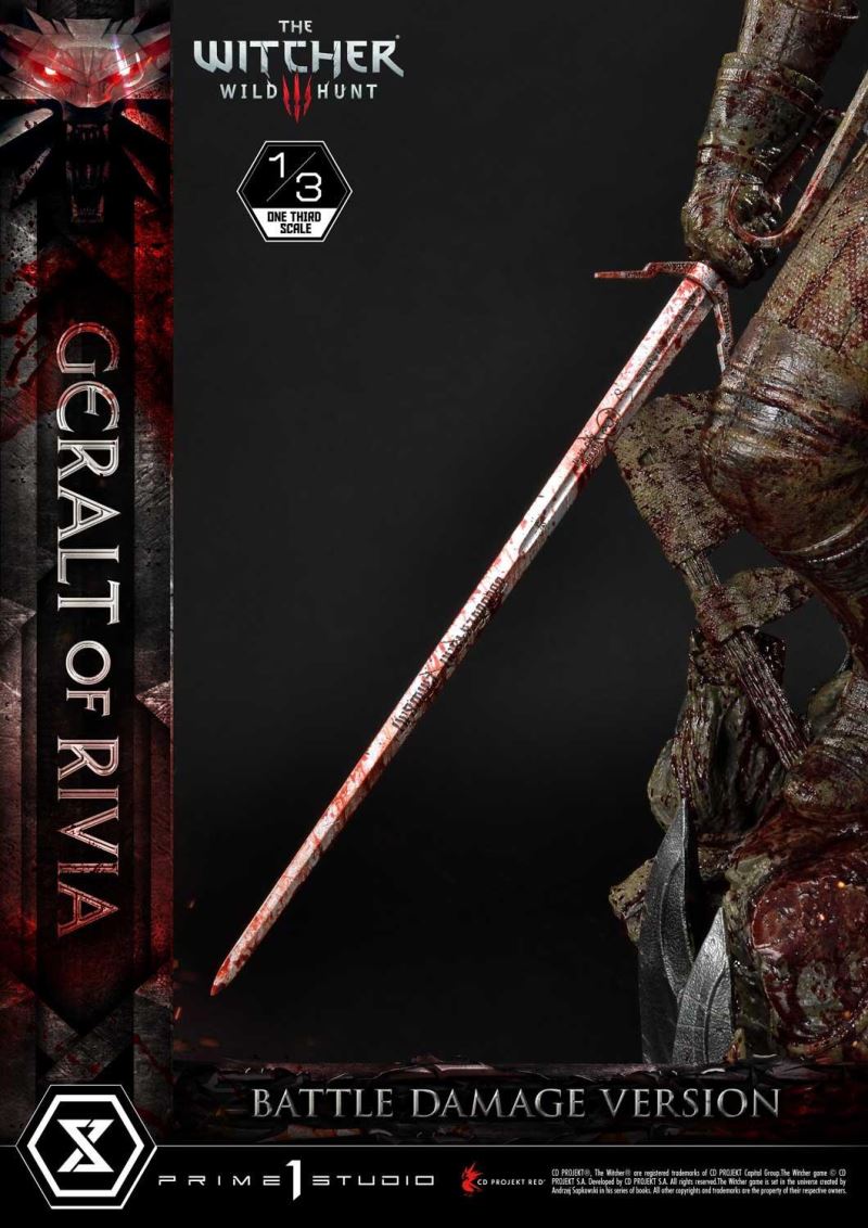 The Witcher 3: Wild Hunt Geralt of Rivia Battle Damage Version