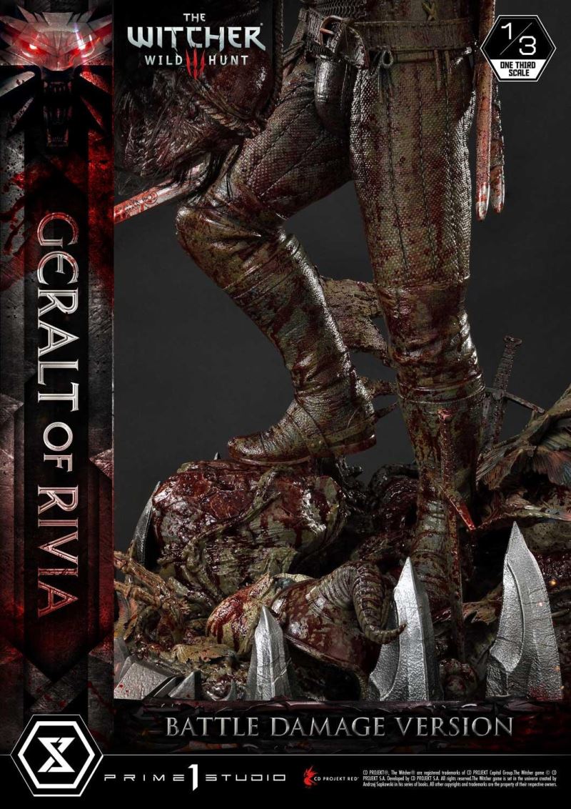 The Witcher 3: Wild Hunt Geralt of Rivia Battle Damage Version