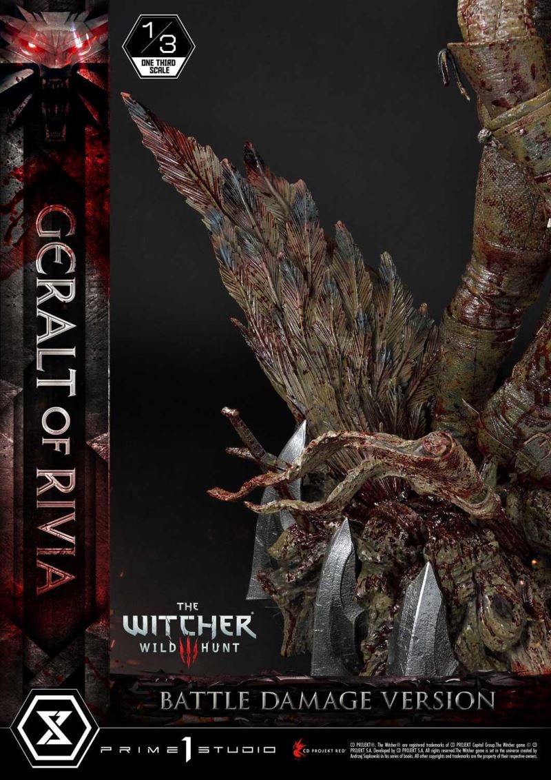The Witcher 3: Wild Hunt Geralt of Rivia Battle Damage Version