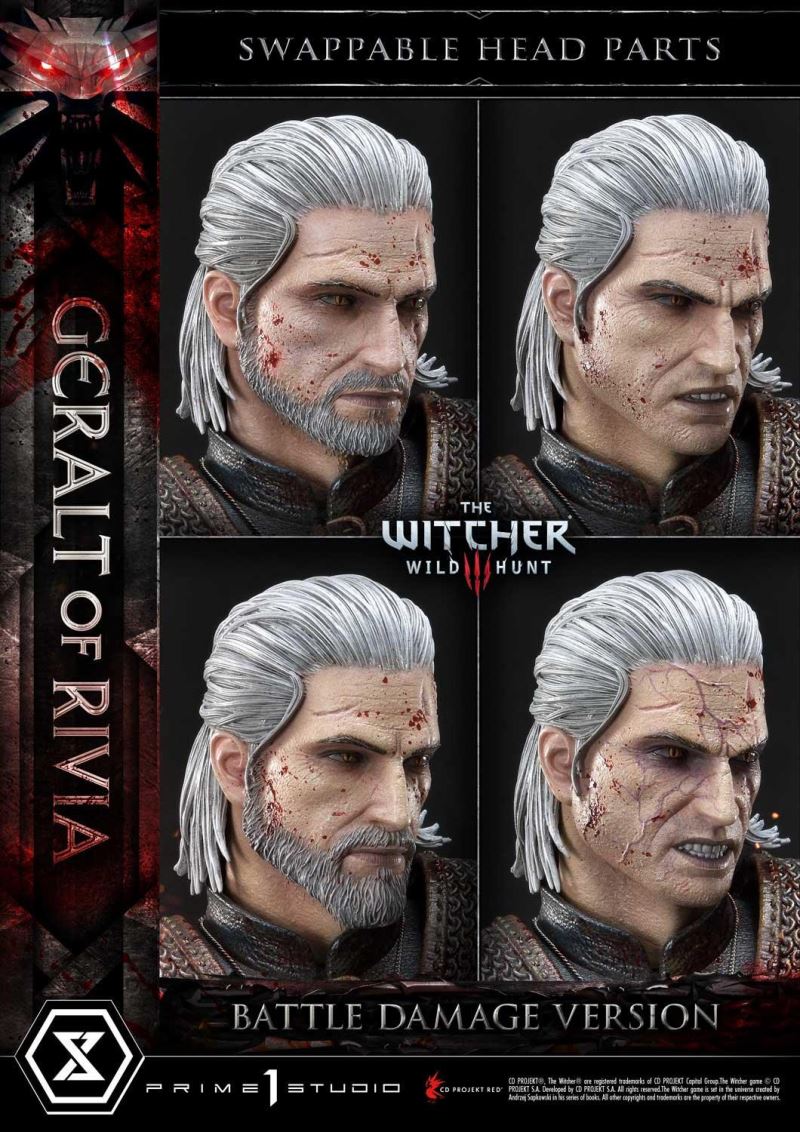 The Witcher 3: Wild Hunt Geralt of Rivia Battle Damage Version