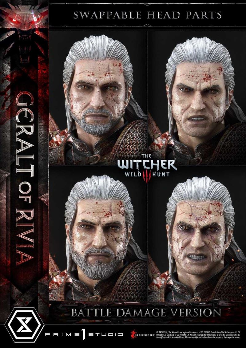 The Witcher 3: Wild Hunt Geralt of Rivia Battle Damage Version