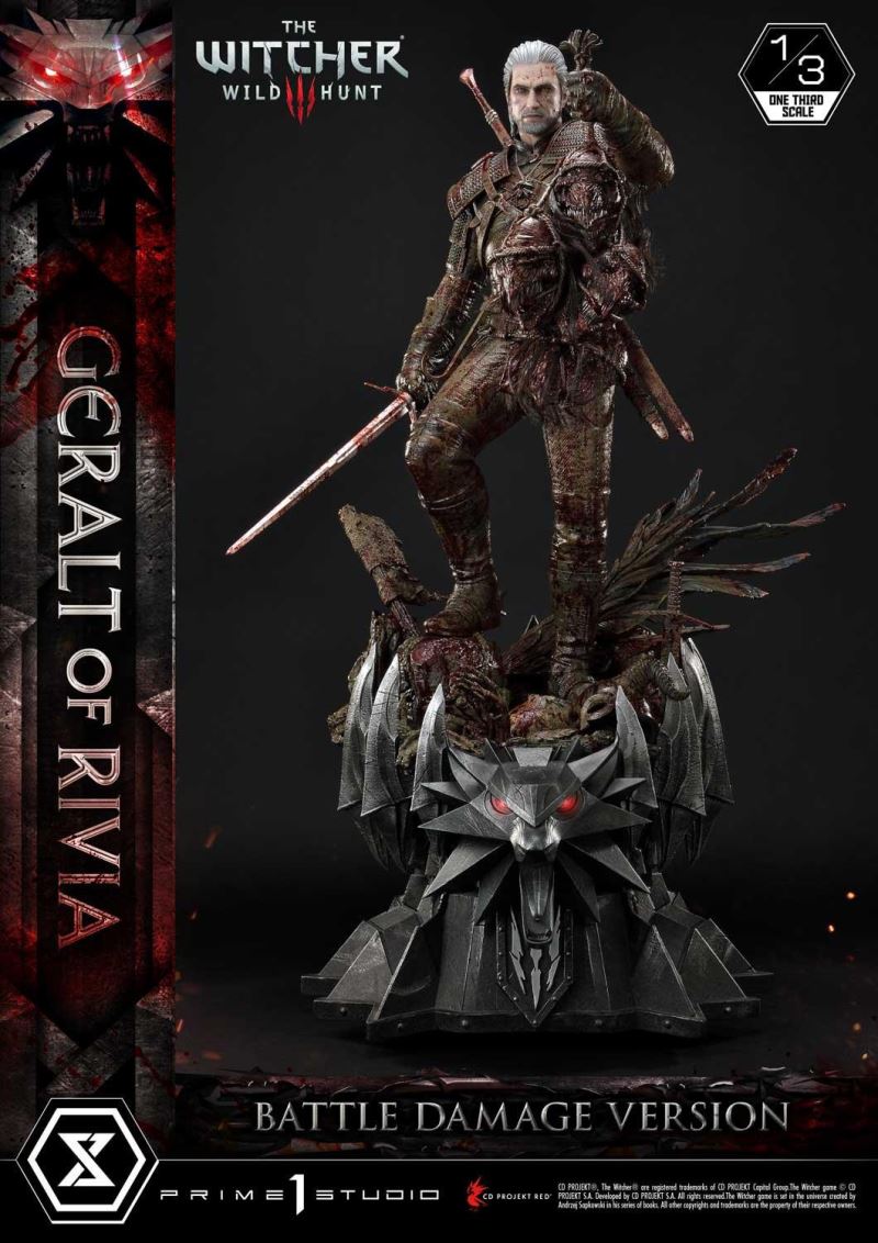 The Witcher 3: Wild Hunt Geralt of Rivia Battle Damage Version