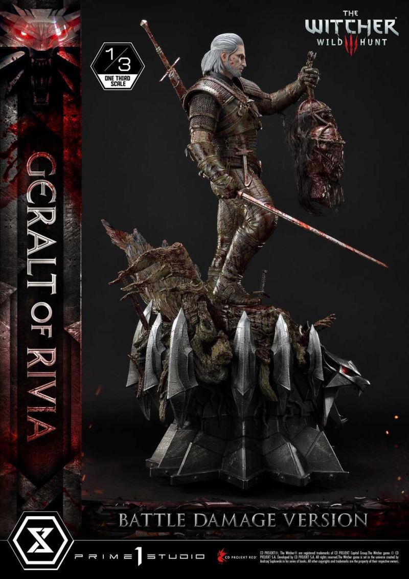 The Witcher 3: Wild Hunt Geralt of Rivia Battle Damage Version