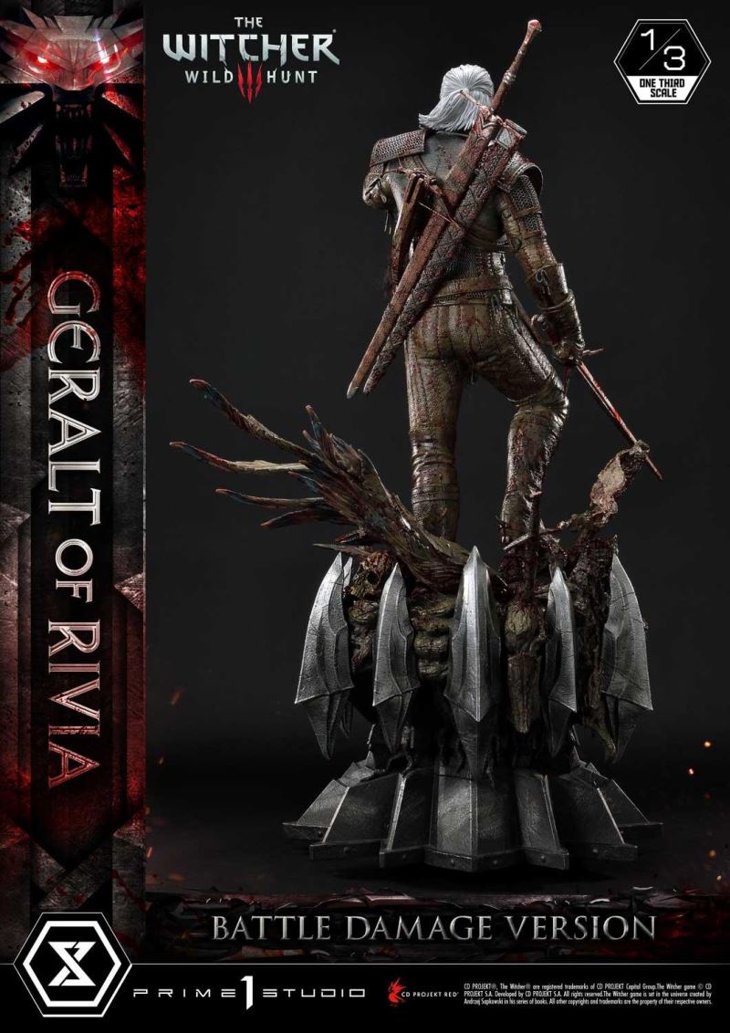 The Witcher 3: Wild Hunt Geralt of Rivia Battle Damage Version