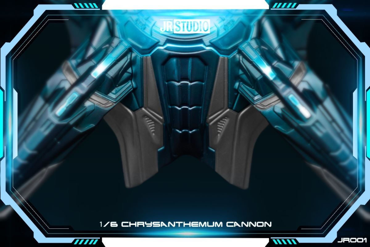 MK85 holographic image version Chrysanthemum cannon laser transmitter luminous version 1/6