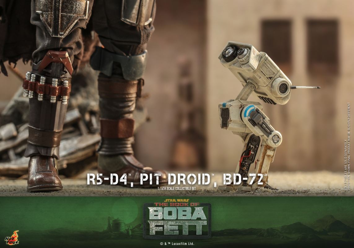 Star Wars: The Book of Boba Fett - 1/6th scale R5-D4TM, Pit DroidTM, BD-72TM Collectible Set 1/6