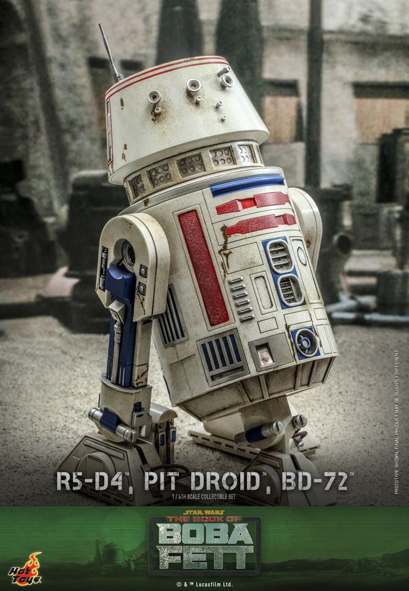 Star Wars: The Book of Boba Fett - 1/6th scale R5-D4TM, Pit DroidTM, BD-72TM Collectible Set 1/6