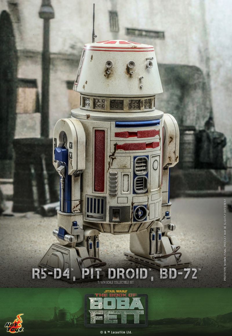 Star Wars: The Book of Boba Fett - 1/6th scale R5-D4TM, Pit DroidTM, BD-72TM Collectible Set 1/6