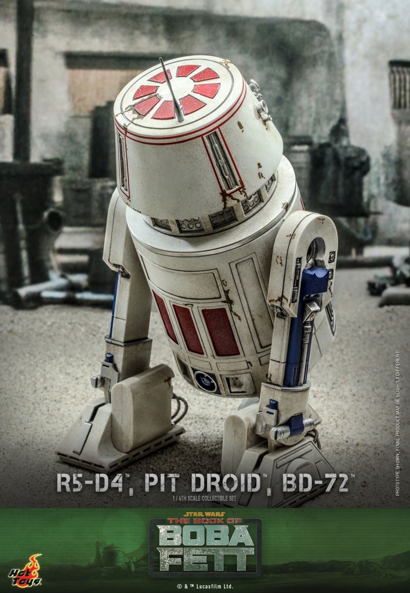 Star Wars: The Book of Boba Fett - 1/6th scale R5-D4TM, Pit DroidTM, BD-72TM Collectible Set 1/6