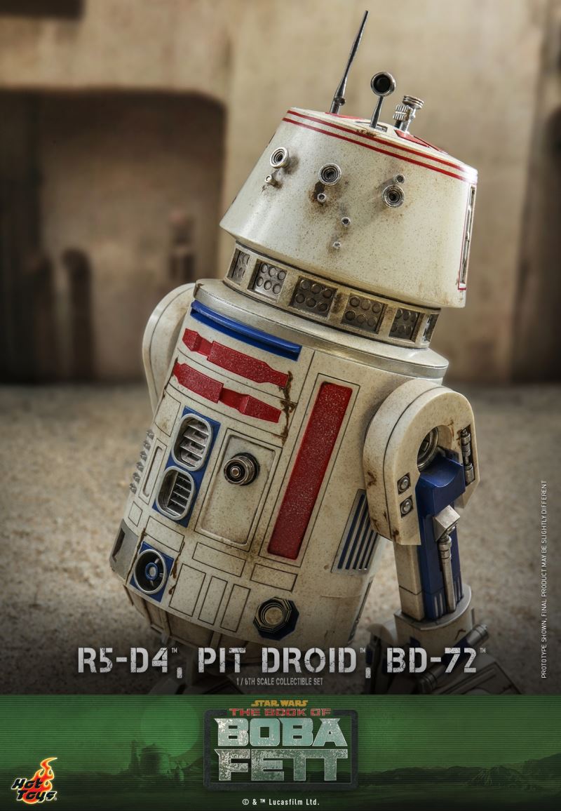 Star Wars: The Book of Boba Fett - 1/6th scale R5-D4TM, Pit DroidTM, BD-72TM Collectible Set 1/6