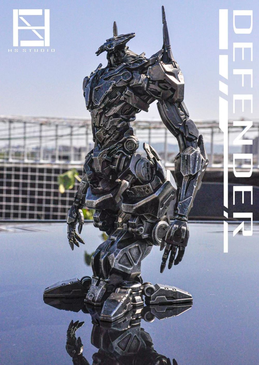 Defender Bust Statue - Original Design