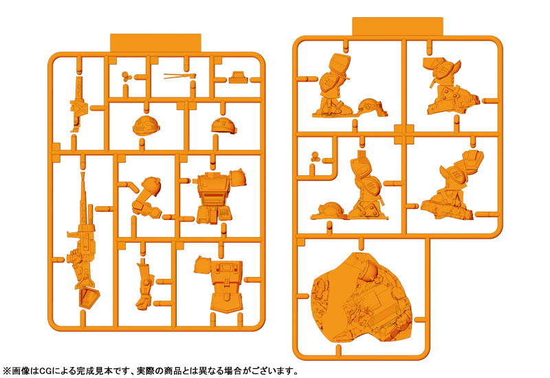 PLAMAX MF-60 minimum factory Armored Trooper Votoms Scopedog Honoo no Sadame / Itsumo Anata Ga