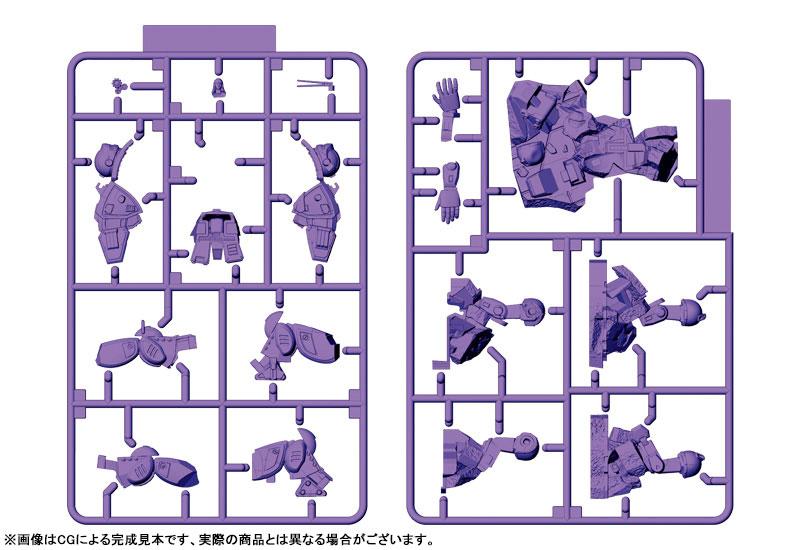 PLAMAX MF-60 minimum factory Armored Trooper Votoms Scopedog Honoo no Sadame / Itsumo Anata Ga
