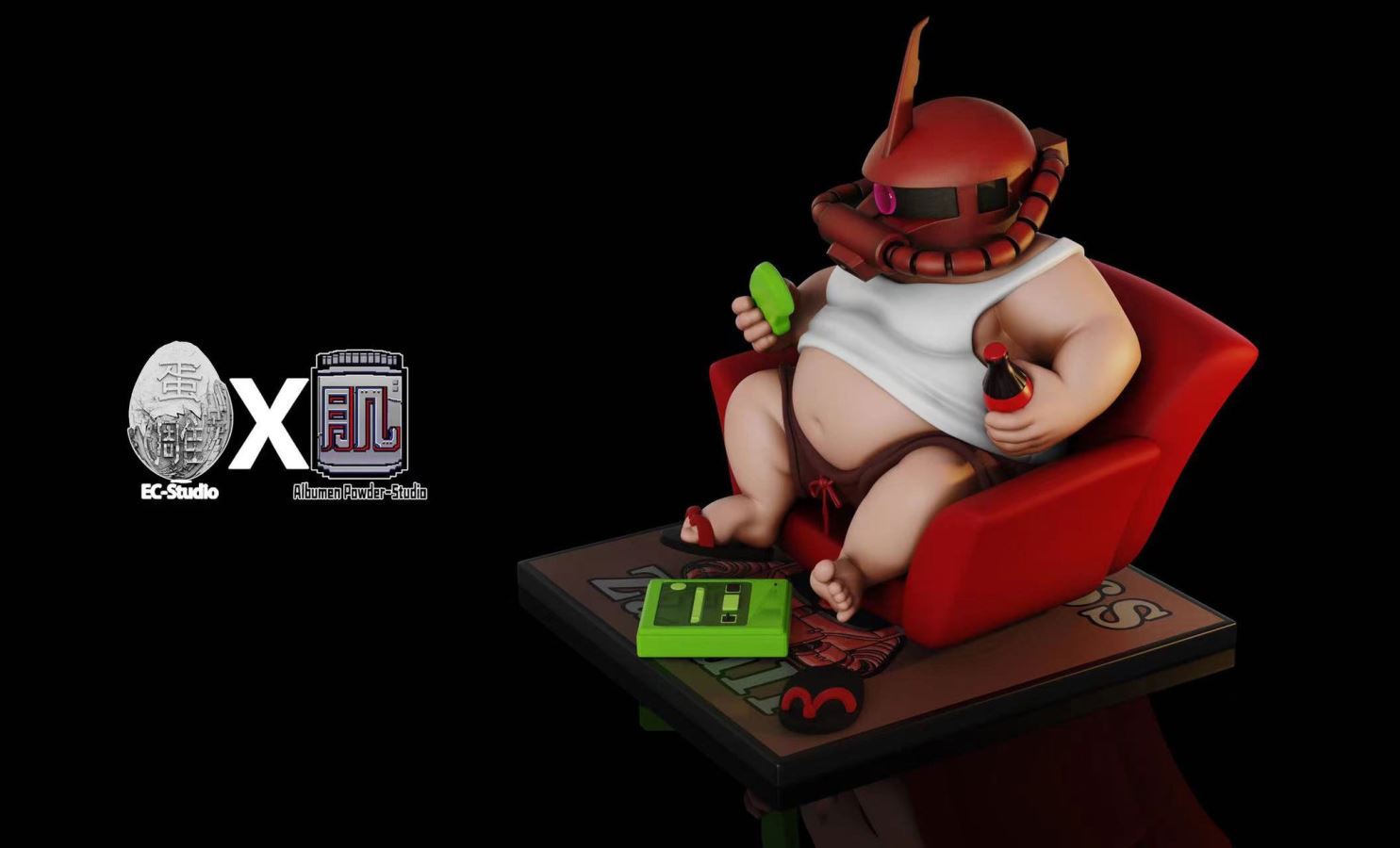 Fatty Series 02 MS-06S Zaku II - Mobile Suit Gundam SEED