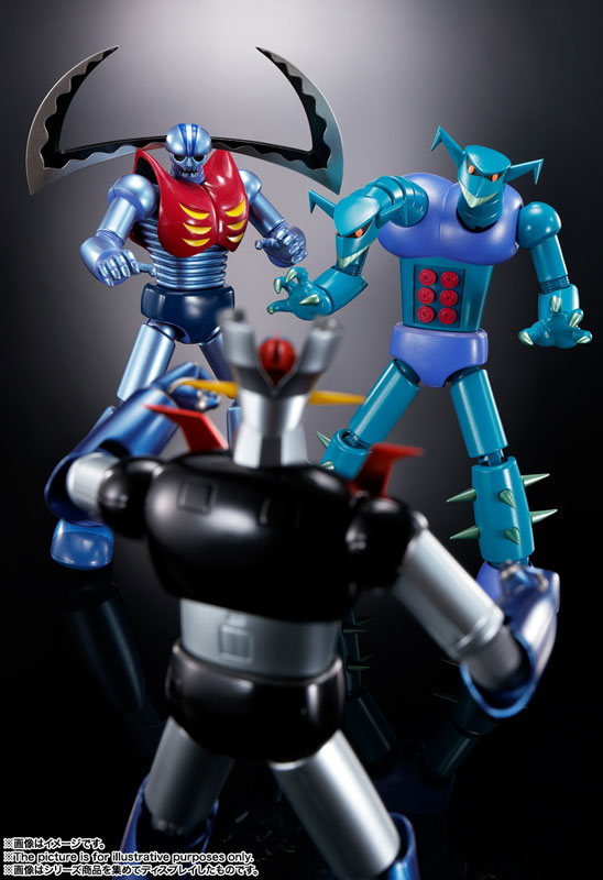 Soul of Chogokin Mechanical Beast 2pc Set GX-25R Garada K7 & GX-26R Doublas M2 Mazinger Z