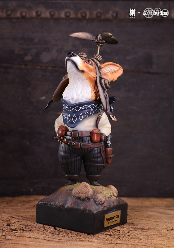 Flying Western Corgi