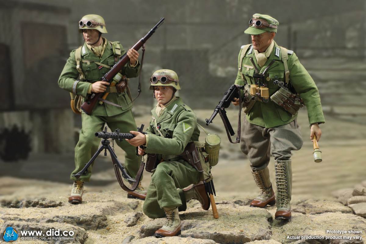 WWII North African Wehrmacht Machine Gunner - Beas 1/6