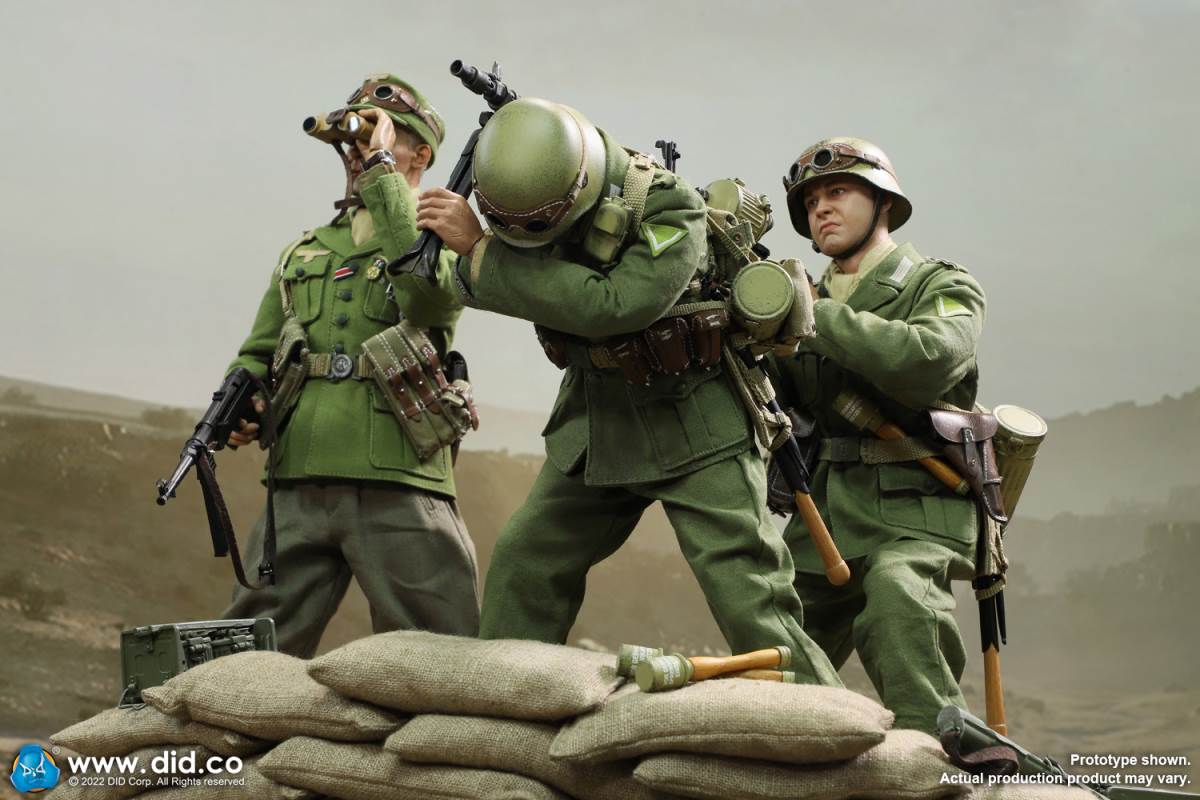 WWII North African Wehrmacht Machine Gunner - Beas 1/6