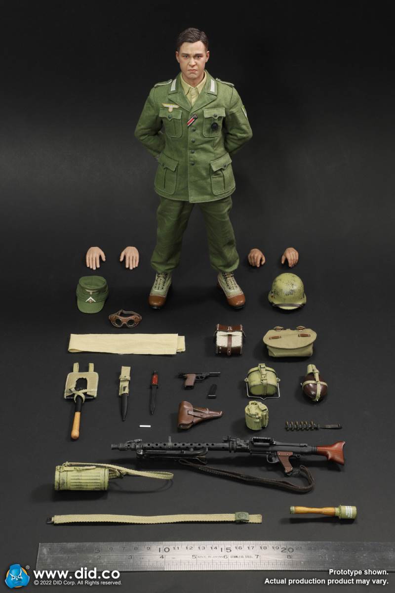 WWII North African Wehrmacht Machine Gunner - Beas 1/6