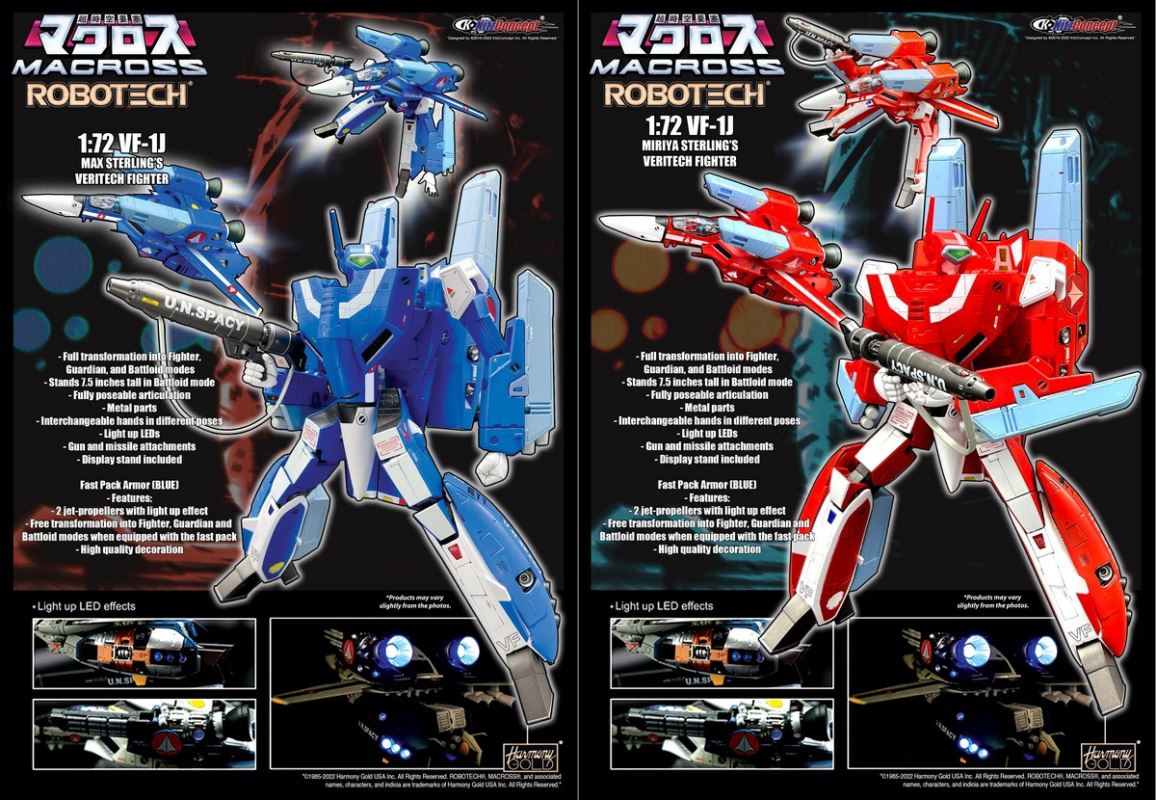 Macross - VF-1J MAX & MIRIYA SET 1/72