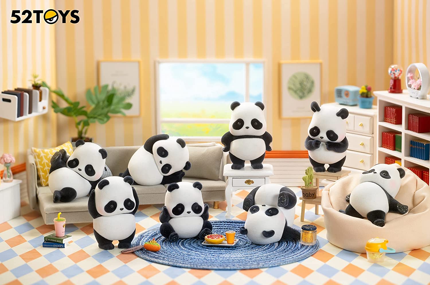 BLINDBOX PANDA ROLL 2nd daily series PVC & ABS trading figure