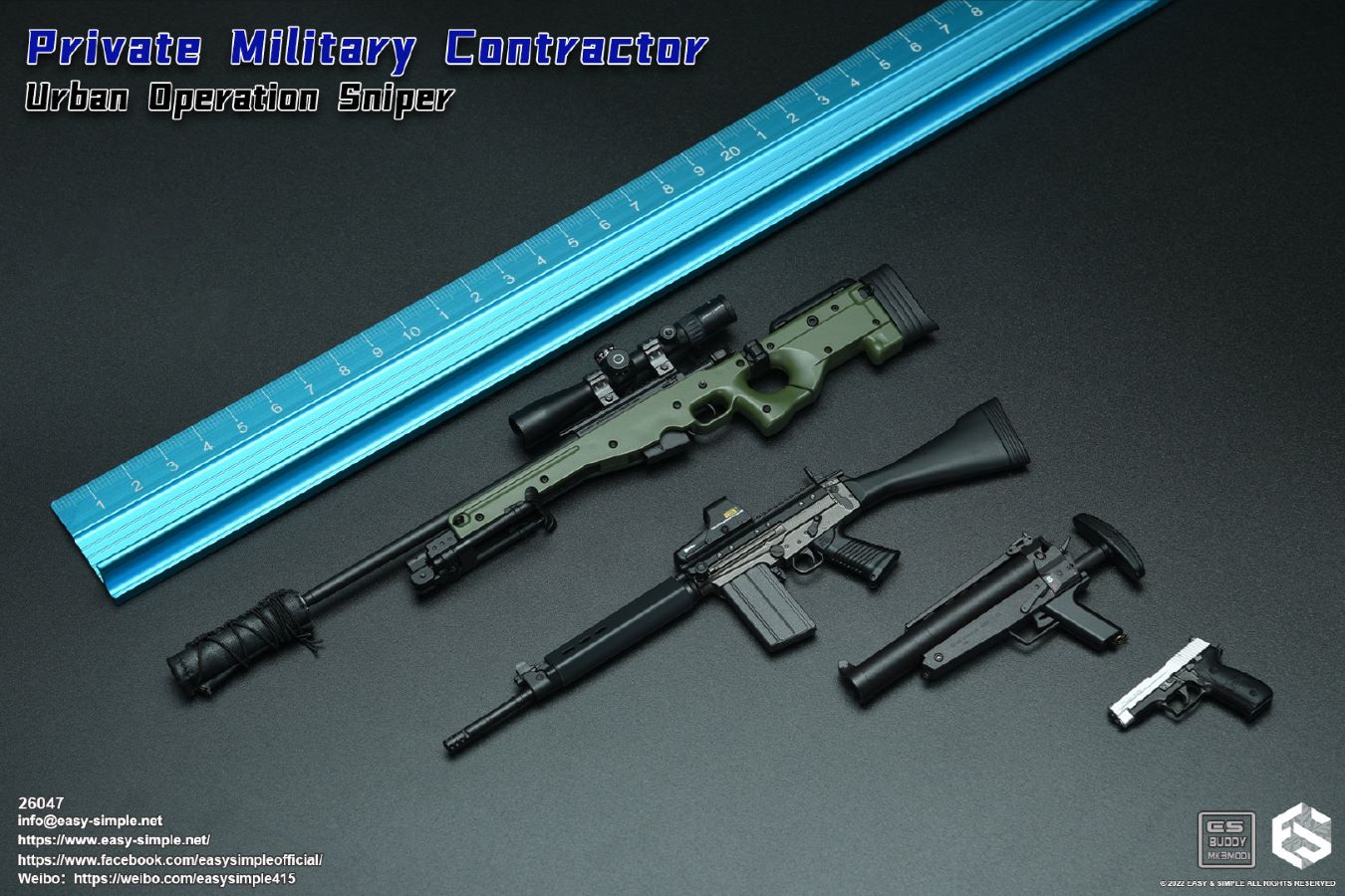 Private Military Contractor Urban Sniper/PMC 1/6