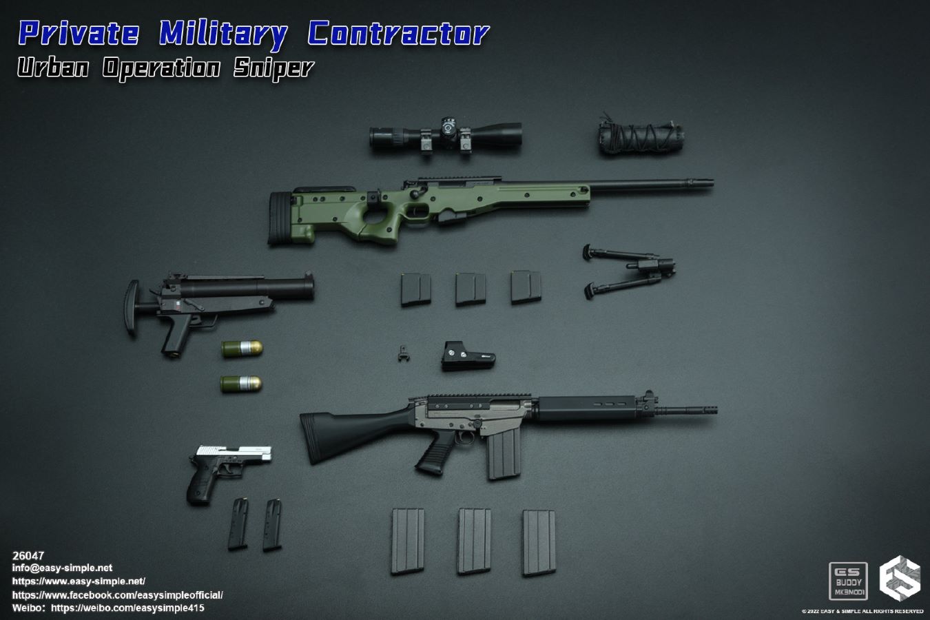 Private Military Contractor Urban Sniper/PMC 1/6
