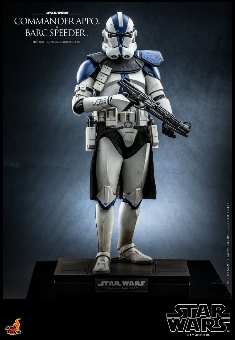 Star Wars: The Clone Wars - Heavy Weapons Clone Trooper and BARC Speeder with Sidecar Collectible Set 1/6
