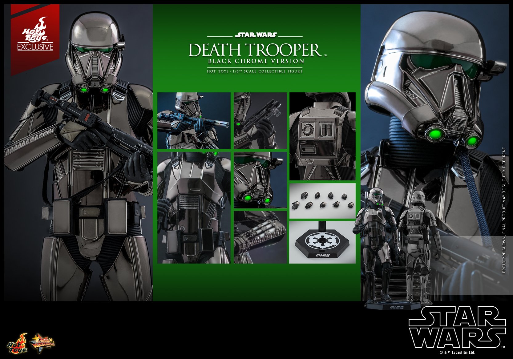 Star Wars Special Edition - Death Soldier Electroplating Black 1/6