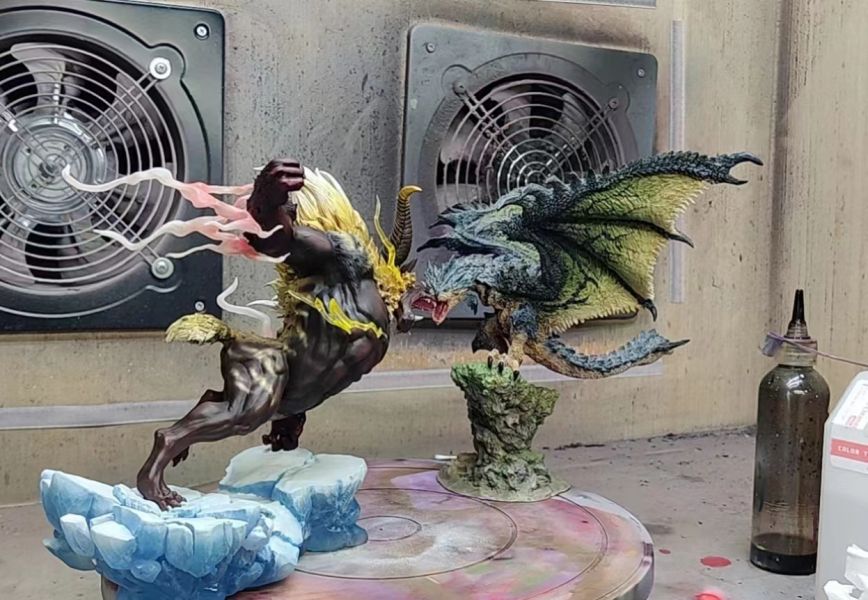 Monster Hunter Icefield Furious Golden Lion