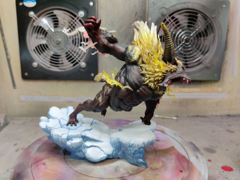 Monster Hunter Icefield Furious Golden Lion