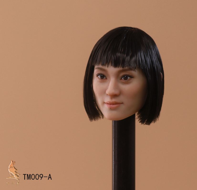 Asian Beauty Head Sculpture 1/6