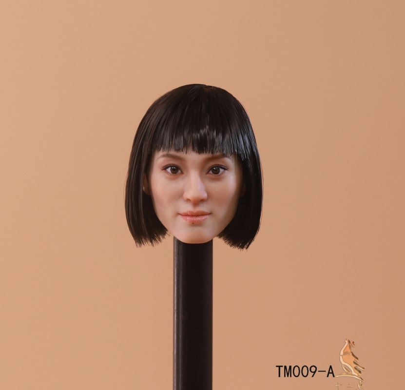 Asian Beauty Head Sculpture 1/6