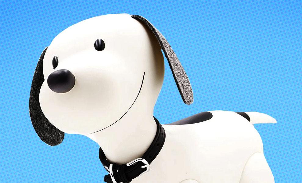 Snoopy (Newsprint Grayscale)