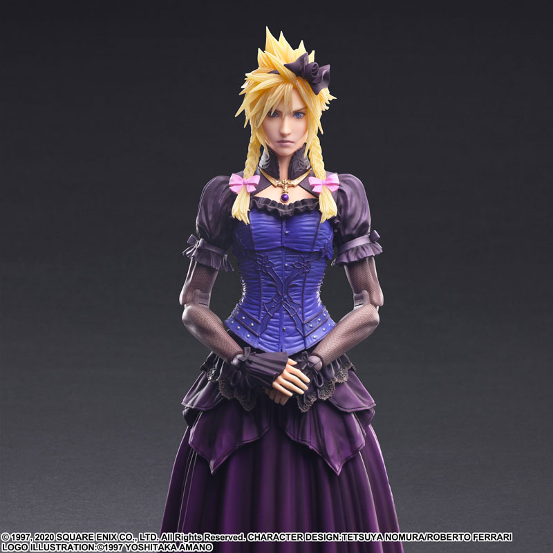 Final Fantasy VII Remake PLAY ARTS Kai Cloud Strife -Dress Ver.-