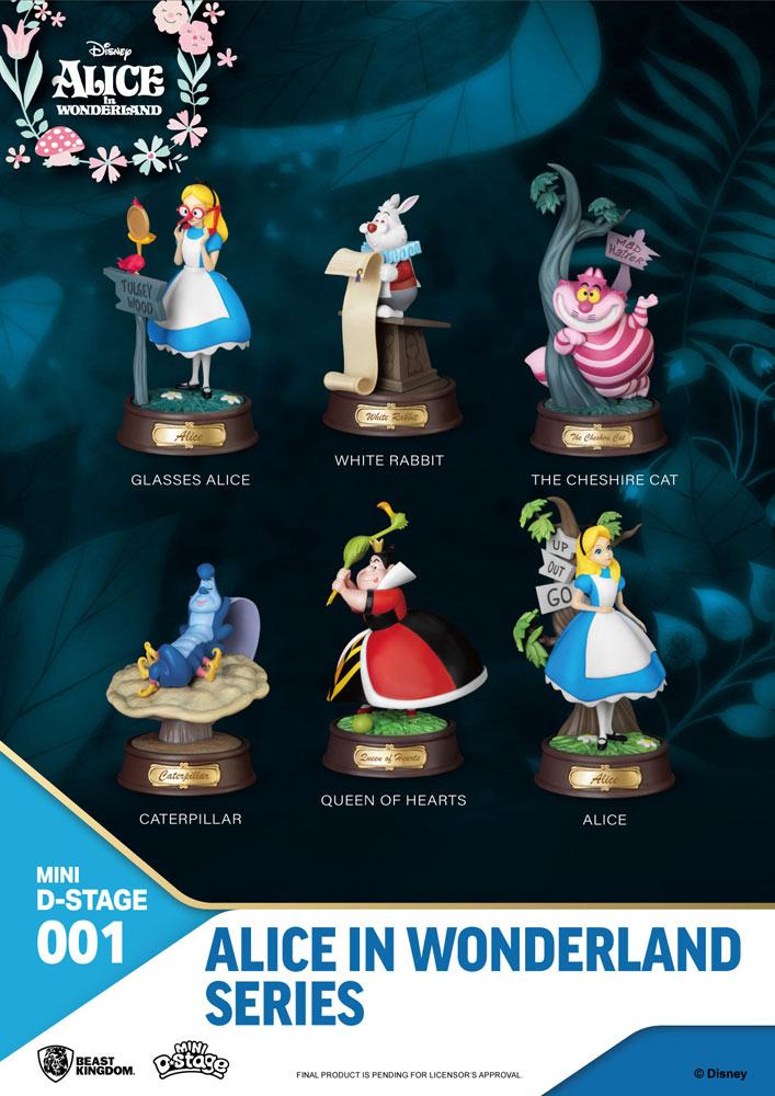 Alice in Wonderland Mini Diorama Stage Complete Set
