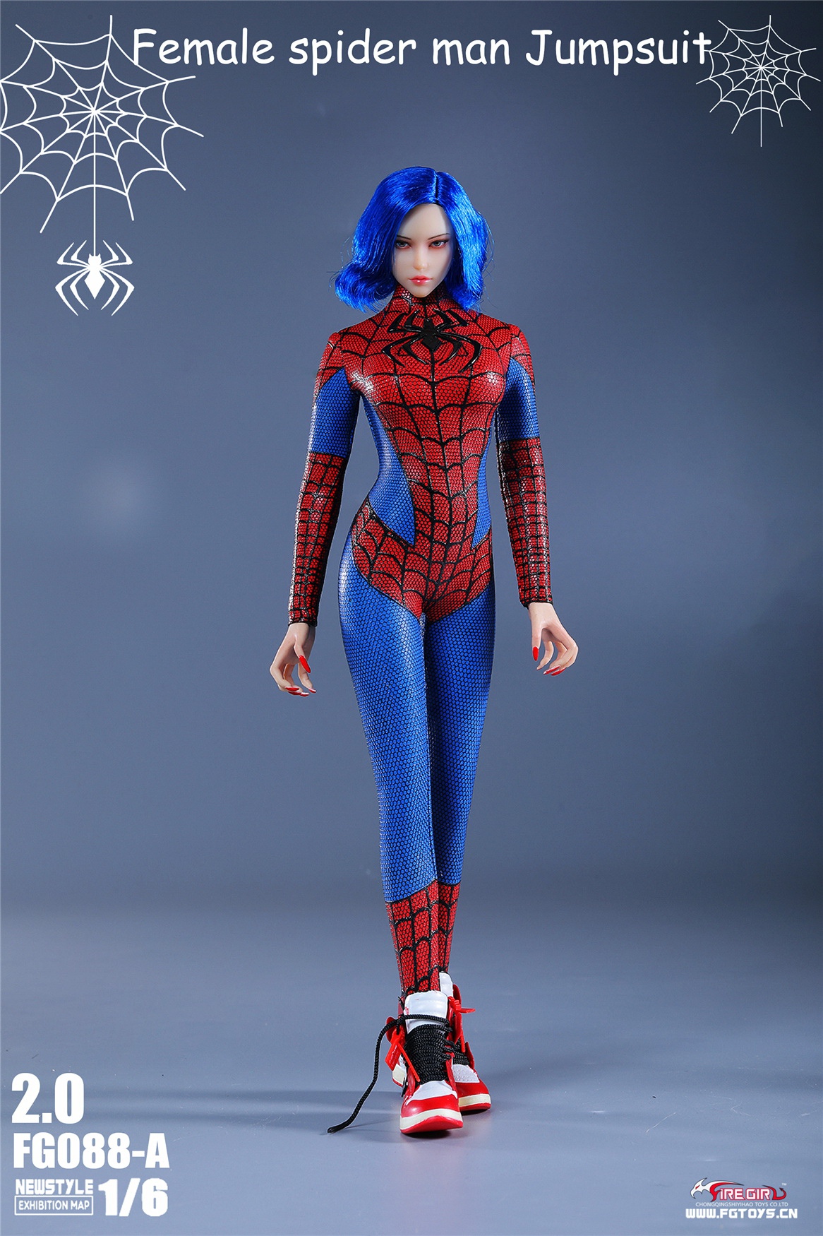 Soldier Spider Girl 2.0 Stretch Bodysuit (Two Colors) 1/6