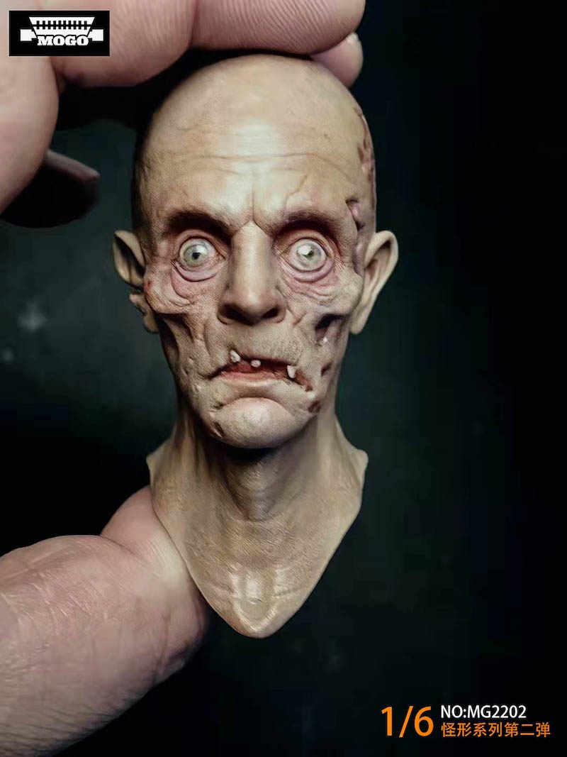 Biochemical Zombie Head Sculpture 1/6