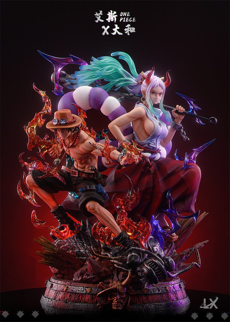Yamato & Portgas D. Ace with LED - ONE PIECE 1/5