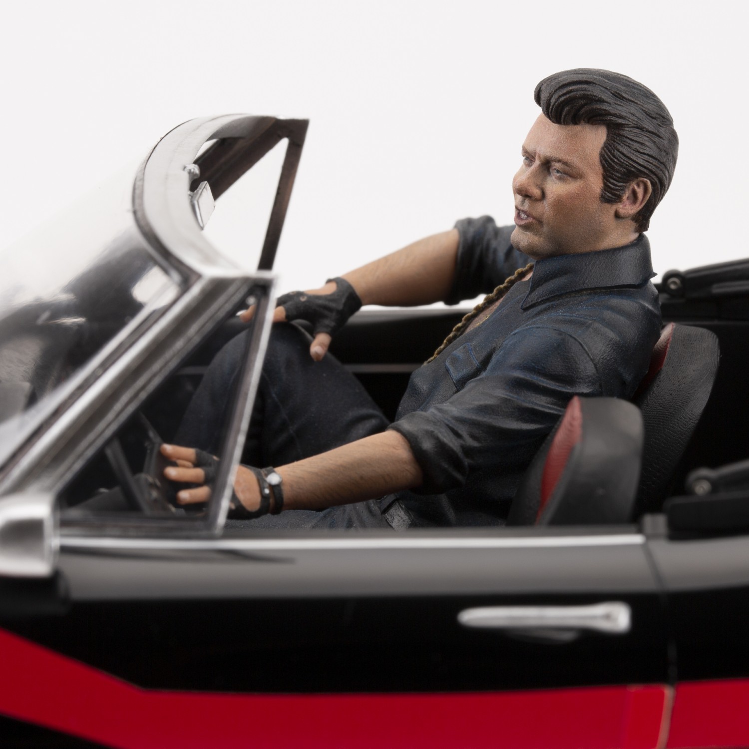 Enzo on a Fiat Dino Spider - Carlo Verdone - A lot beautiful