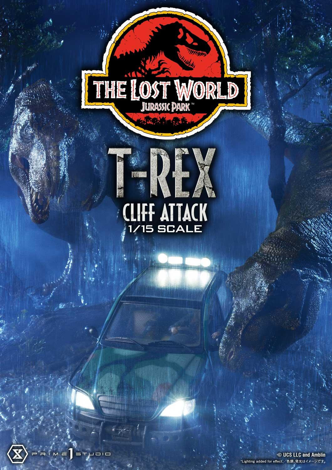 The Lost World: Jurassic Park (Film) T-Rex Cliff Attack