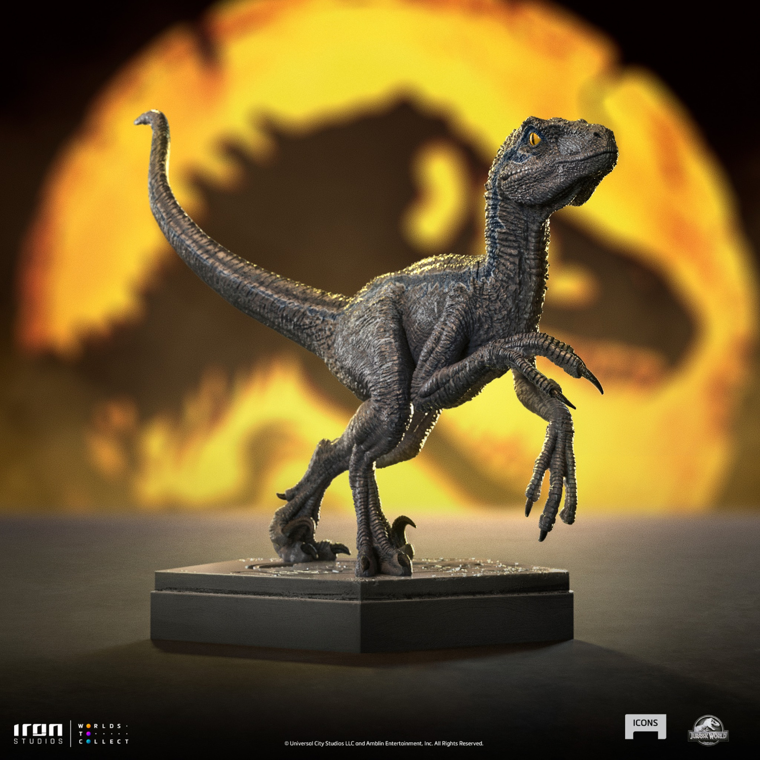 Iron Studios - Velociraptor Blue - Jurassic World