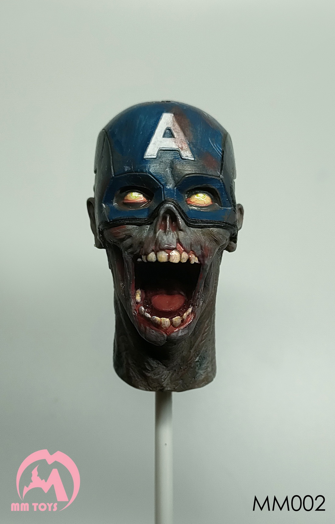 zombie version captain head 1/6