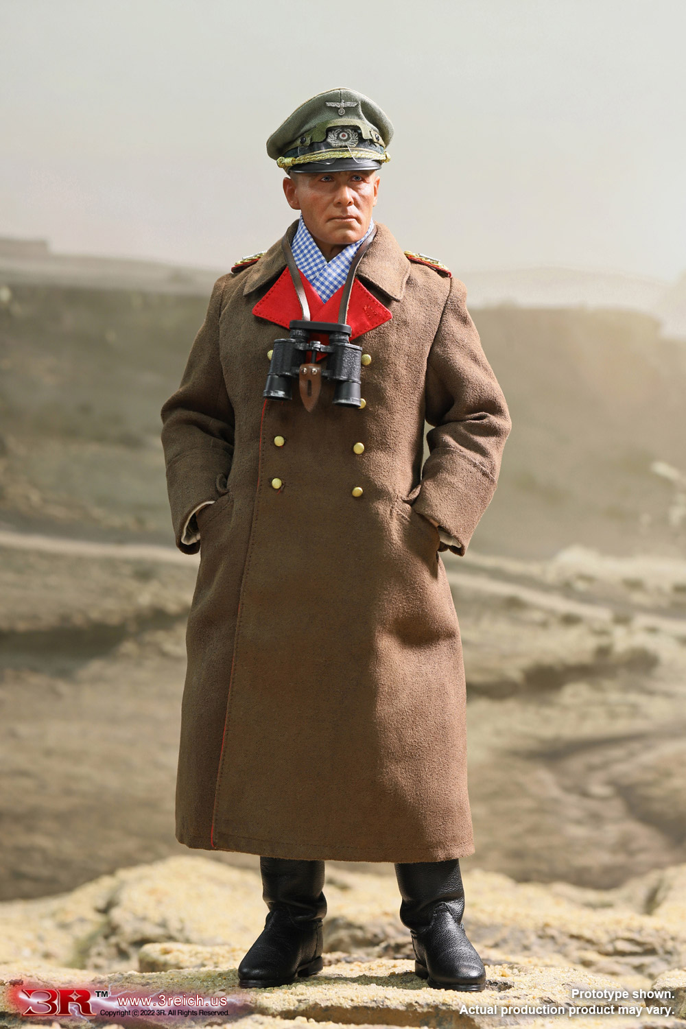 World War II German Field Marshal Erwin Rommel North Africa version (GM651) 1/6