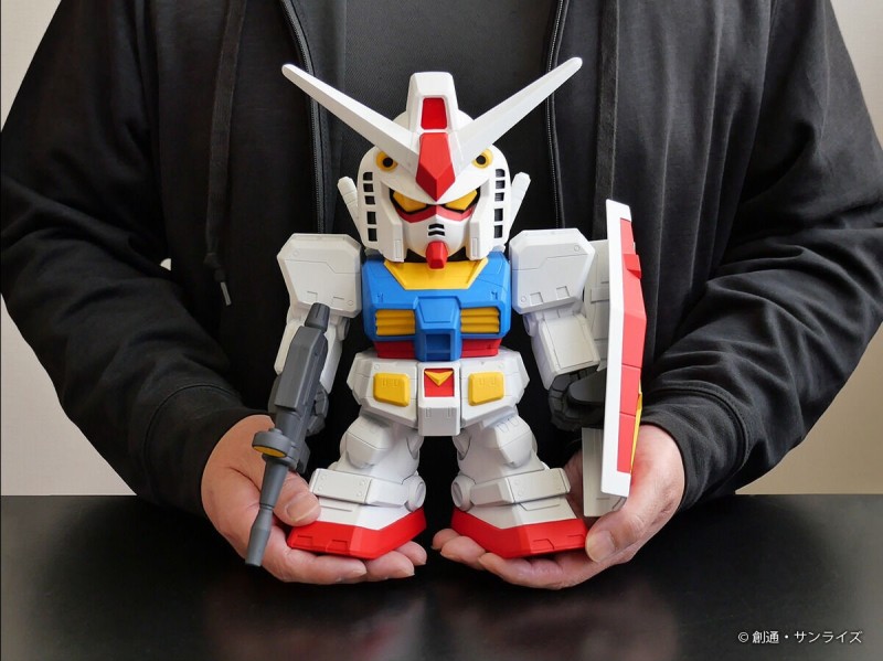 Jumbo Soft Vinyl Figure SD RX-78-2 Gundam -SD Gundam-