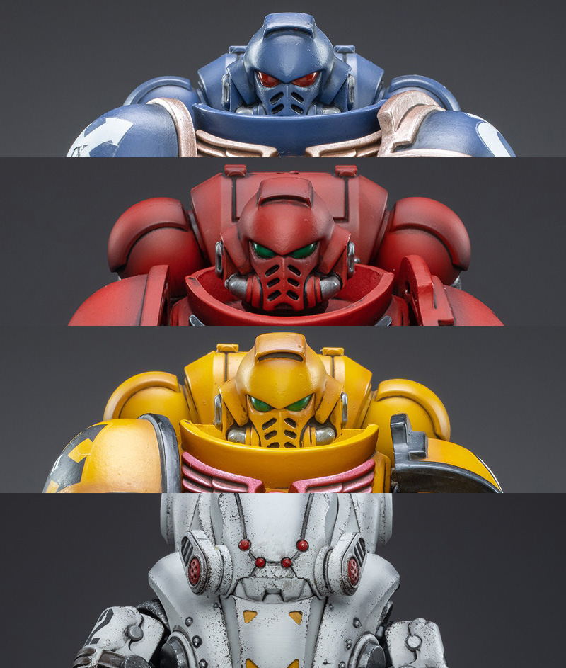 Nine Regiments White Iron Cavalry/Blood Angel Arbiter/Imperial Fist Arbiter/Ultra Warrior Arbiter 1/18