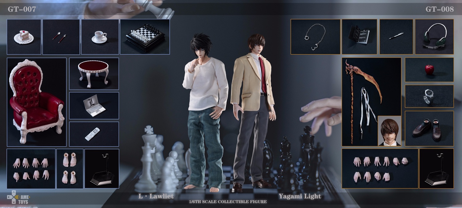 Death Note L . Lawliet & Yagami Light (GT-008) 1/6