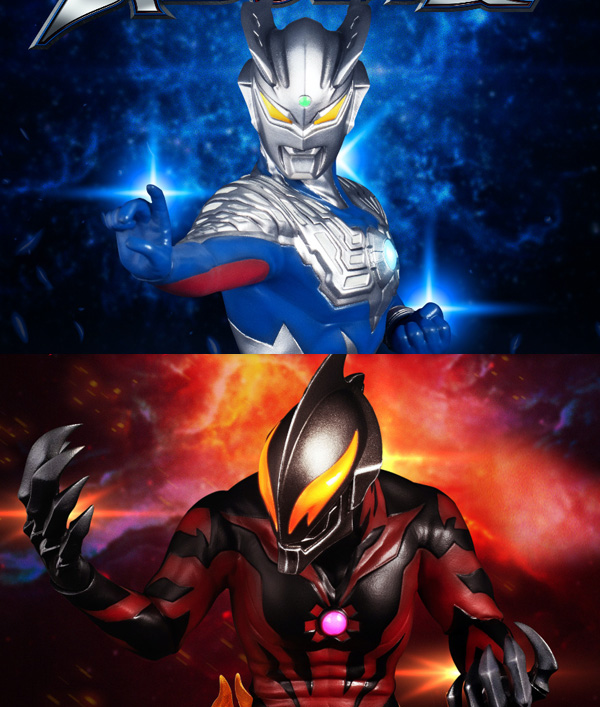 Ultraman Zero & Ultraman Belial Bust