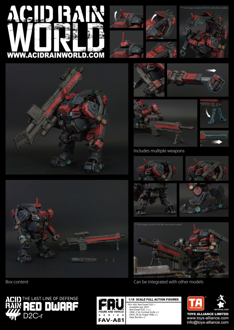 Acid Rain World FAV-A81 Red Dwarf D2C-r