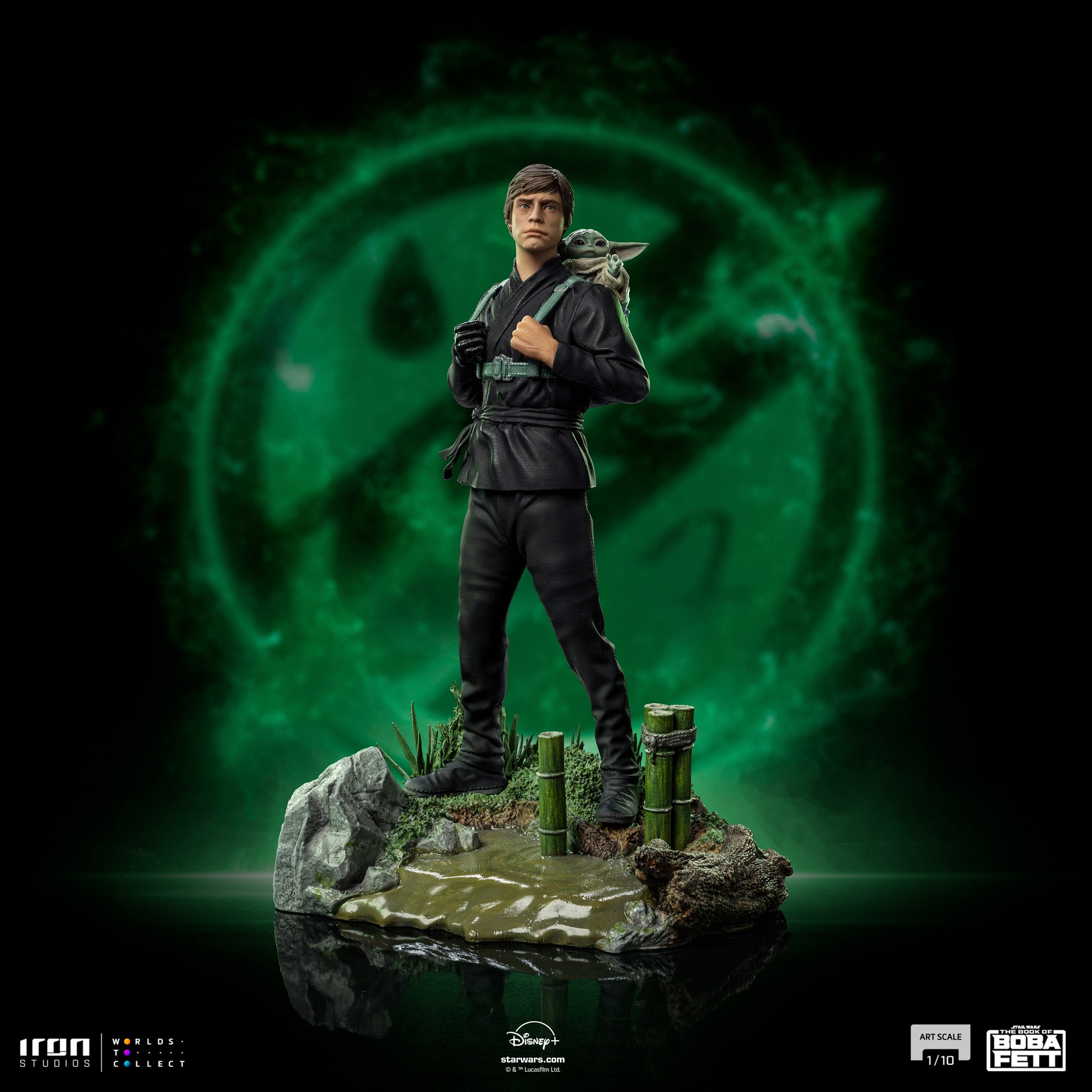 Luke Skywalker and Grogu Training Version - The Book of Boba Fett - Art Scale 1/10